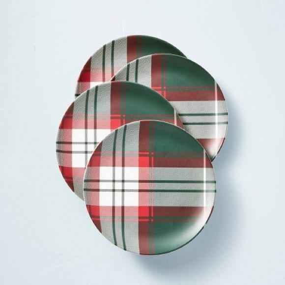 Hearth & Hand Dining New Hearth Hand W Magnolia 9 Holiday Plaid